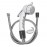 Toilet hand spray shattaf with hose and hook