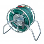 steel reel with pvc garedn water hose