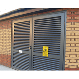 Fully Louver Metal Door