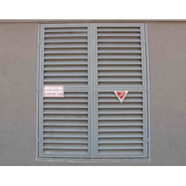 Fully Louver Metal Door